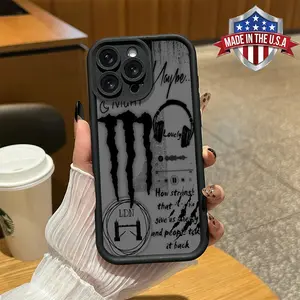 Edgy Music Lover Urban Doodle Print Phone Case for iPhone Samsung 17 16 15 14 Pro Max 13 12 11 XR XS Plus Air Galaxy S25 S24 S23 S22 A71 A56 A55 A54 A53 A52 Anti Scratch Impact Resistant Protective Soft TPU Cover gift for boy girl