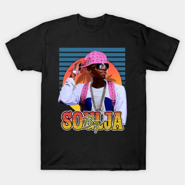 Retro Flyer Style Soulja Boy Hip hop T-Shirt