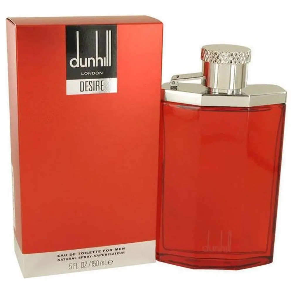 Dunhill Desire Red Men's Aromatic Woody Fragrance - 5 fl oz Fresh Spray EDT with Patchouli Mix, New Box for Men's Personal Care, Men's Fragrance