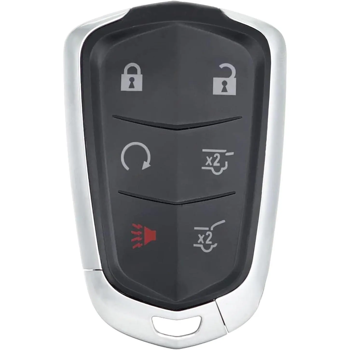 6 Button Replacement Key Fob Cover Shell fit for Cadillac Escalade ESV CT6 Keyless Entry Remote Key Fob Case
