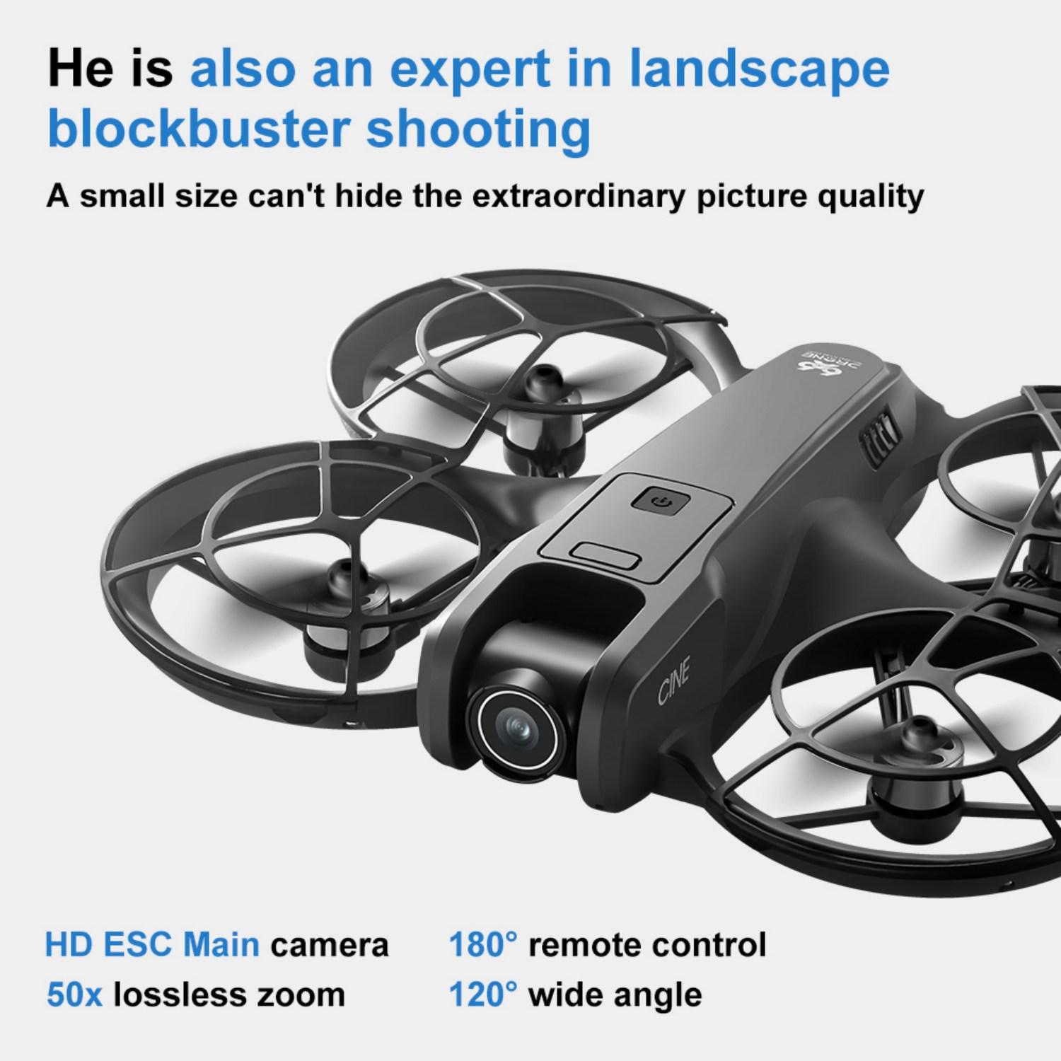 Remote Control Drone for Beginners, HD Dual Cameras, Optical Flow Positioning, 360° Flip, One-Key Takeoff/Landing, FPV Flight, 2 Batteries & Carrying Case Included obstacle avoidance