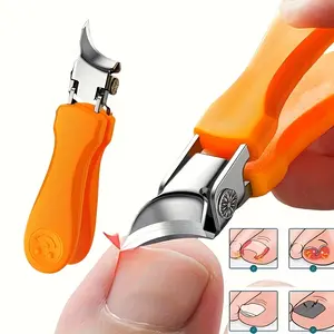 Heavy-Duty Professional Nail Clippers for Thick & Hard Toenails - Large Opening Anti-Splash Design, Ultra-Sharp Blade, Ergonomic Grip - Ideal for Ingrown Toenails, Home or Salon Use - Durable Construction, Ingrown Toenail Care, Toenail Clippers, Salon Qu