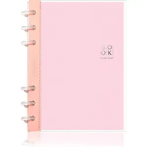 Discbound Notebook - A5 Notebooks with Removable Pages 100 gsm, Small Notebook 5x7 College Ruled for School with Poly Cover, 100 Pages Discbound Planner for Work, Travel, Note Taking,