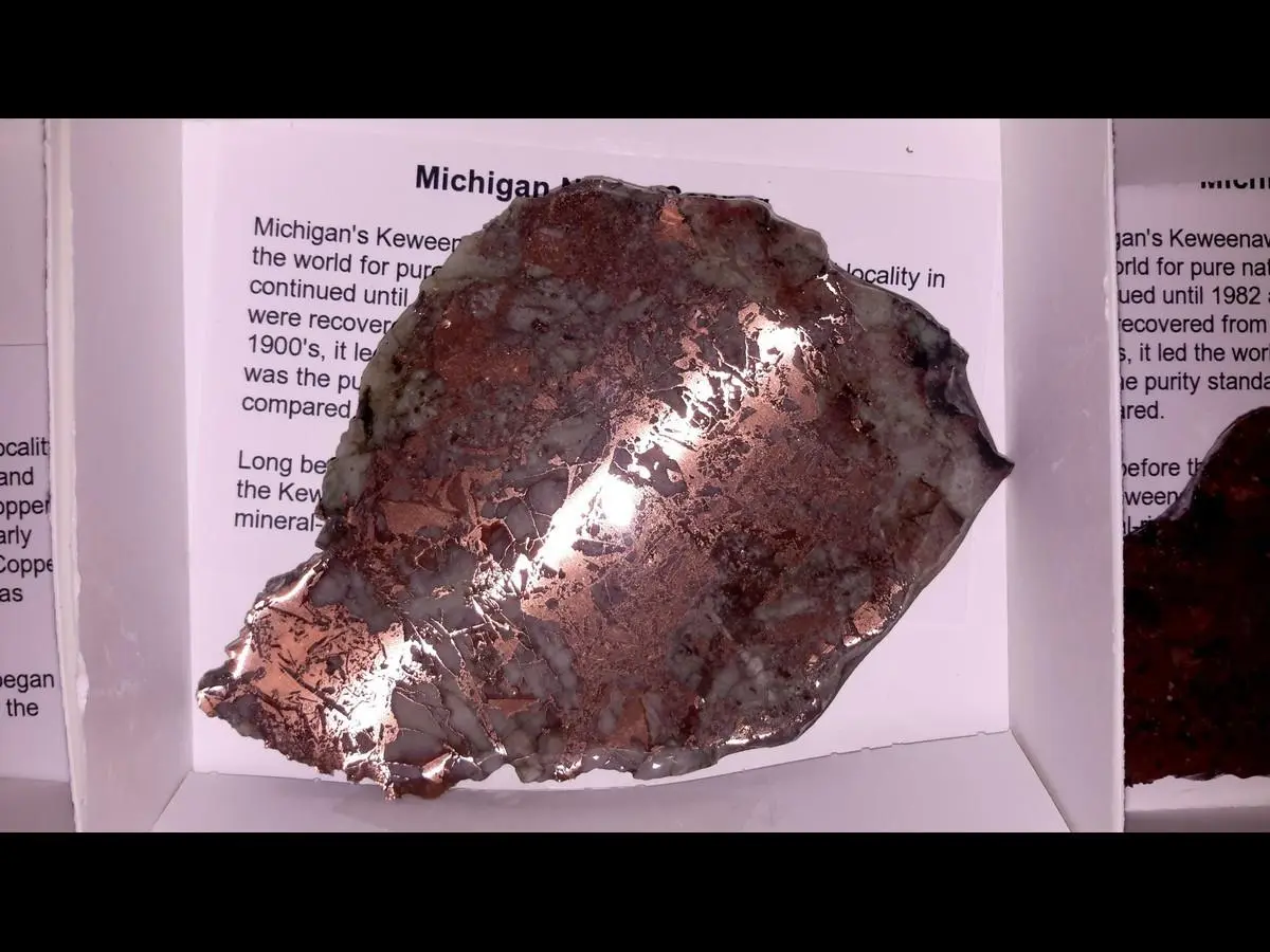Copper Ore Slabs - Michigan Native Copper - Large