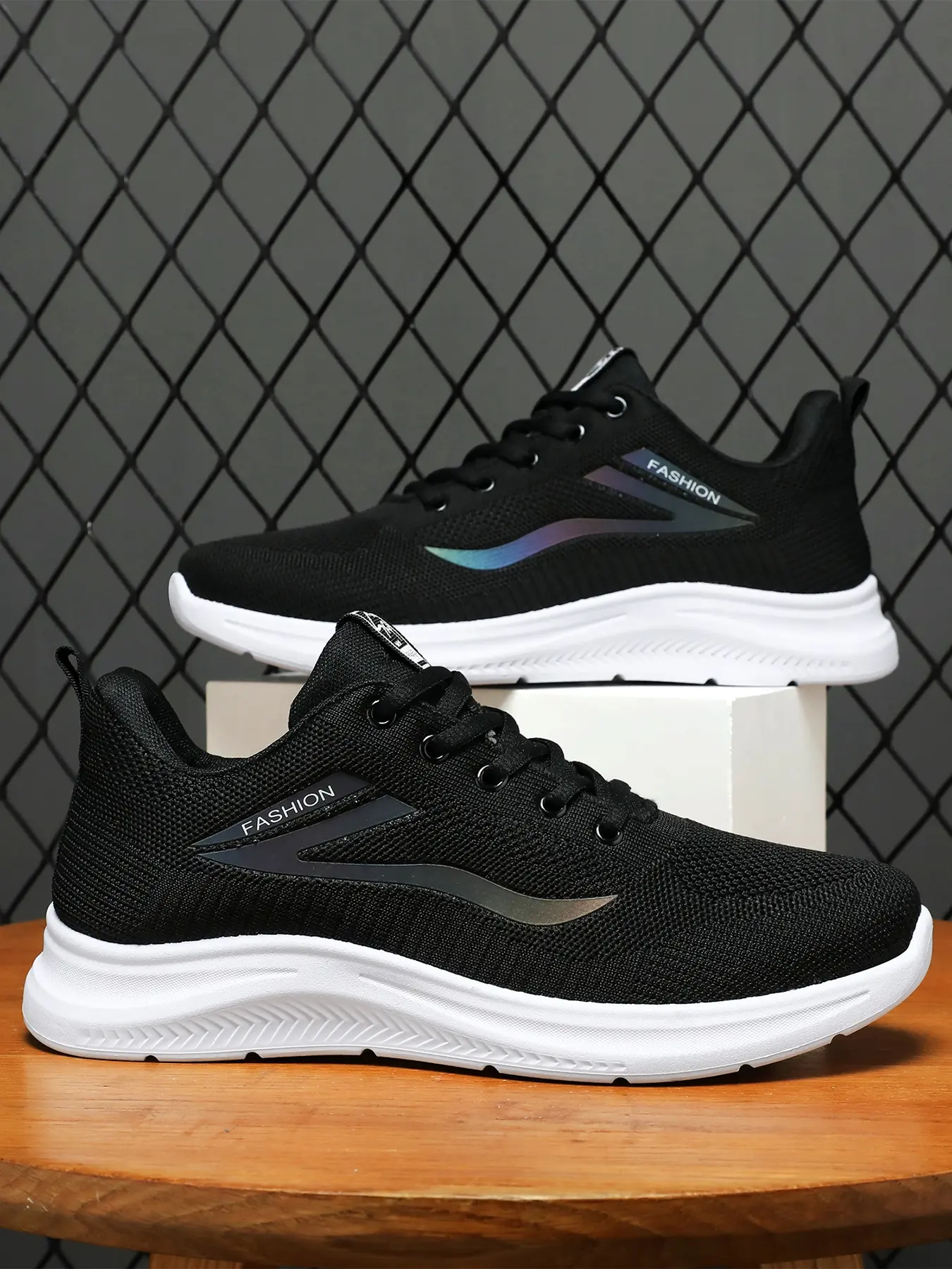 Men's Lightweight Breathable Running Shoes, Comfortable Sports Sneakers with Shock Absorption, Fashion Non-Slip Athletic Footwear, Fashionable Running Shoes, Sporty Running Shoes, Workout Sneakers