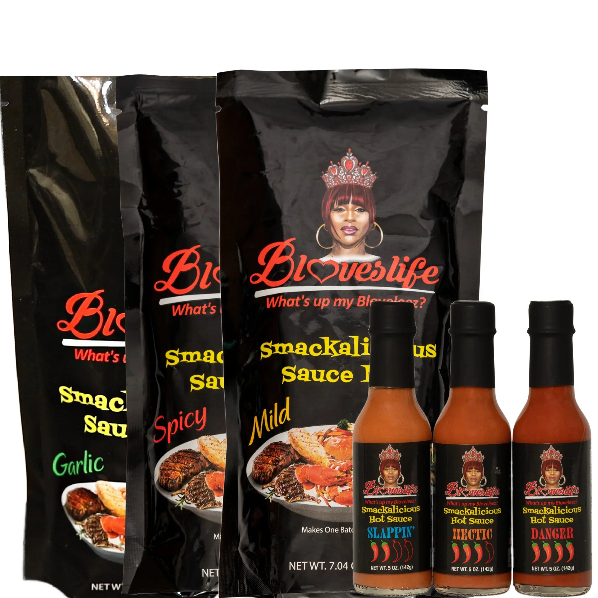 EVERYTHING SMACKALICIOUS SEASONING MIX AND HOT SAUCE COMBO EVERYTHING SMACKALICIOUS SEASONING MIX AND HOT SAUCE COMBO