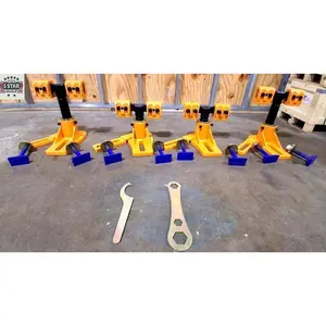Free Shipping Universal Heavy Duty Auto Body Frame Machine Tie Down Clamp a Set of 4
