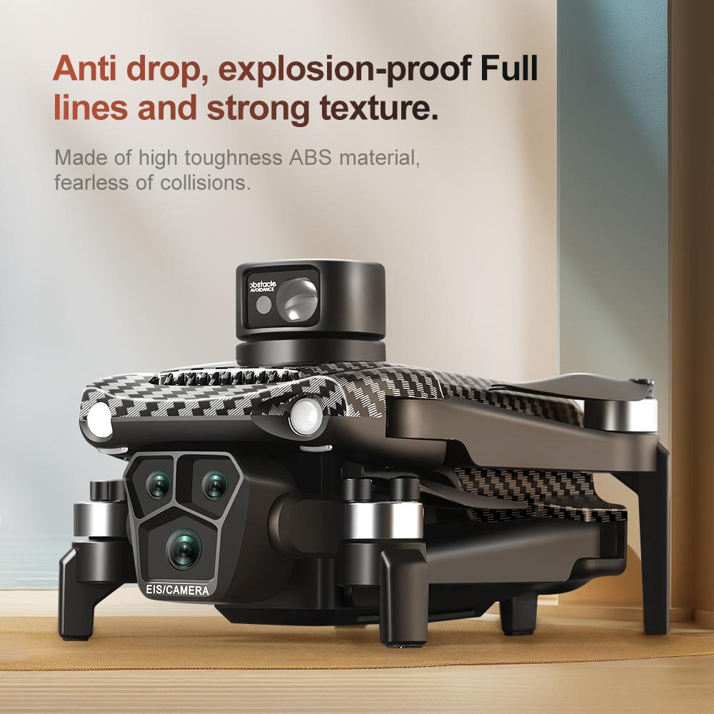 GPS Drone for Adults with 4K Dual Camera, FPV RC Quadcopter, Auto Return, GPS Follow Me, Circle Fly, 4.5" LCD Tablet Screen, Brushless Motor, Lightweight Foldable Drone for Beginners, 2 Batteries + Carrying Case Bundle Obstacle Avoidance optical flow