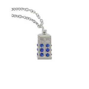 Doctor Who Tardis Bling Necklace (DWOTDBLPNK)