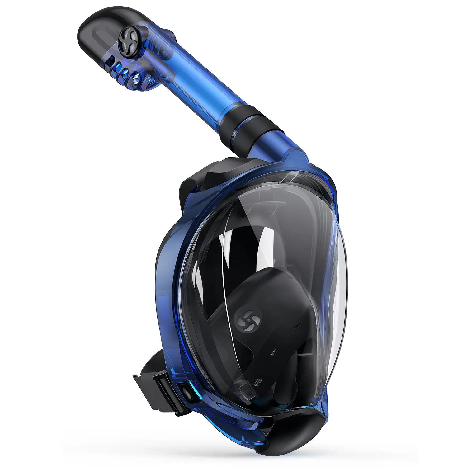 Zeligerstar G2 Full Face Snorkel Mask with Foldable Design, 180 Degree Panoramic View, Latest Dry Top System, Safe Breathing, Anti-Fog & Anti-Leak, and Camera Mount.