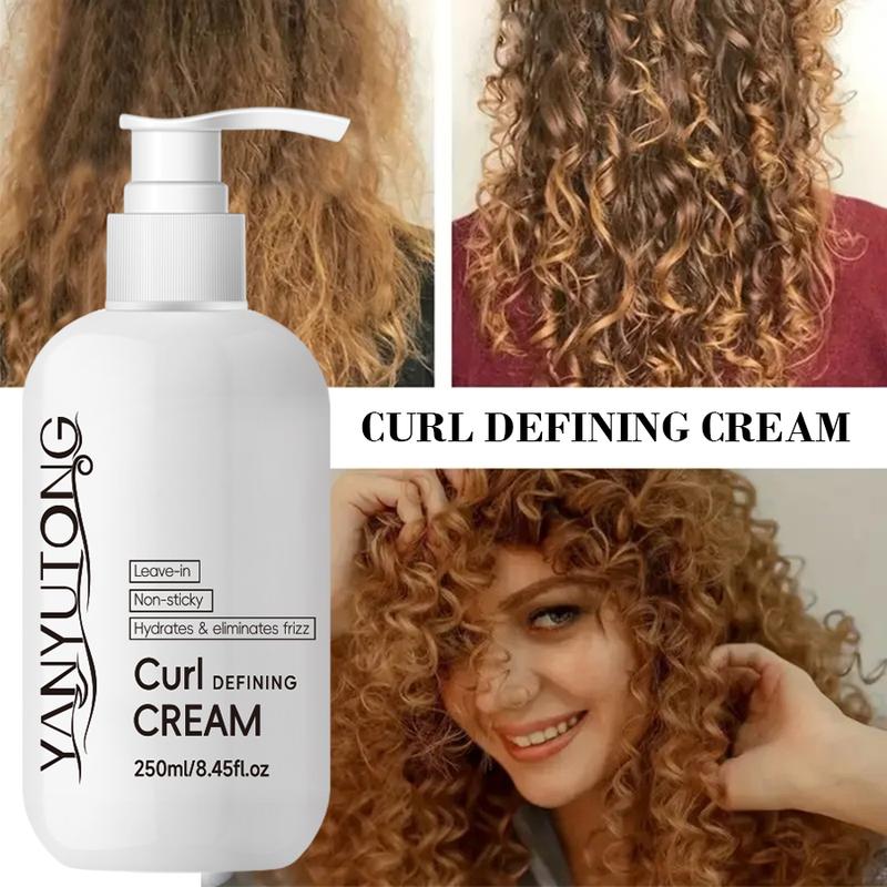 Curl Styling & Nourishing Cream – Hydrates, Enhances Curl Shape, Reduces Frizz, Softens Hair, Smooth Finish, Improves Curl Elasticity, Lightweight Formula, Daily Hair Care for Men & Women