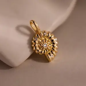 Pave Seashell Charm by Caitlyn Minimalist - Boho Summer Charm for Bracelet - Diamond Shell Necklace Charm - Beach Jewelry - Birthday Gift for Sister