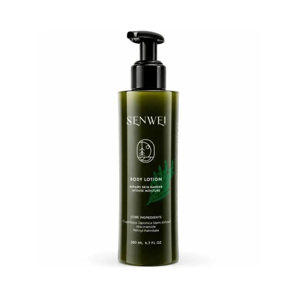 Japanese Cedar Hydrating Body Lotion - Gentle Botanical Actives Moisturizer for Daily Skin Repair & Body Care, 200ml, Moisture, Apply Daily