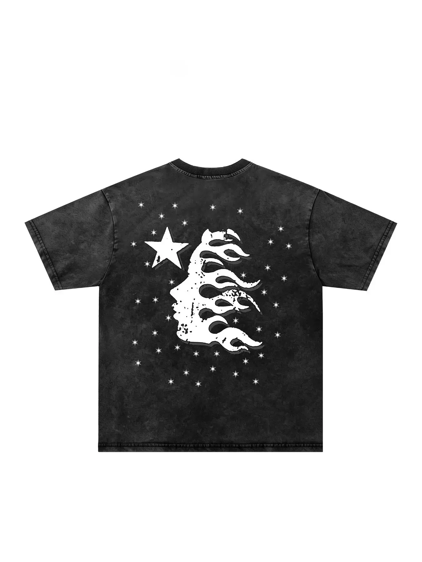 Oversized Unisex Summer Casual Streetwear Graphic Tee-Sleeve Round-Neck Graphic Tee Shirt, Trendy Tee for Daily Wear Unisex Grunge Streetwear