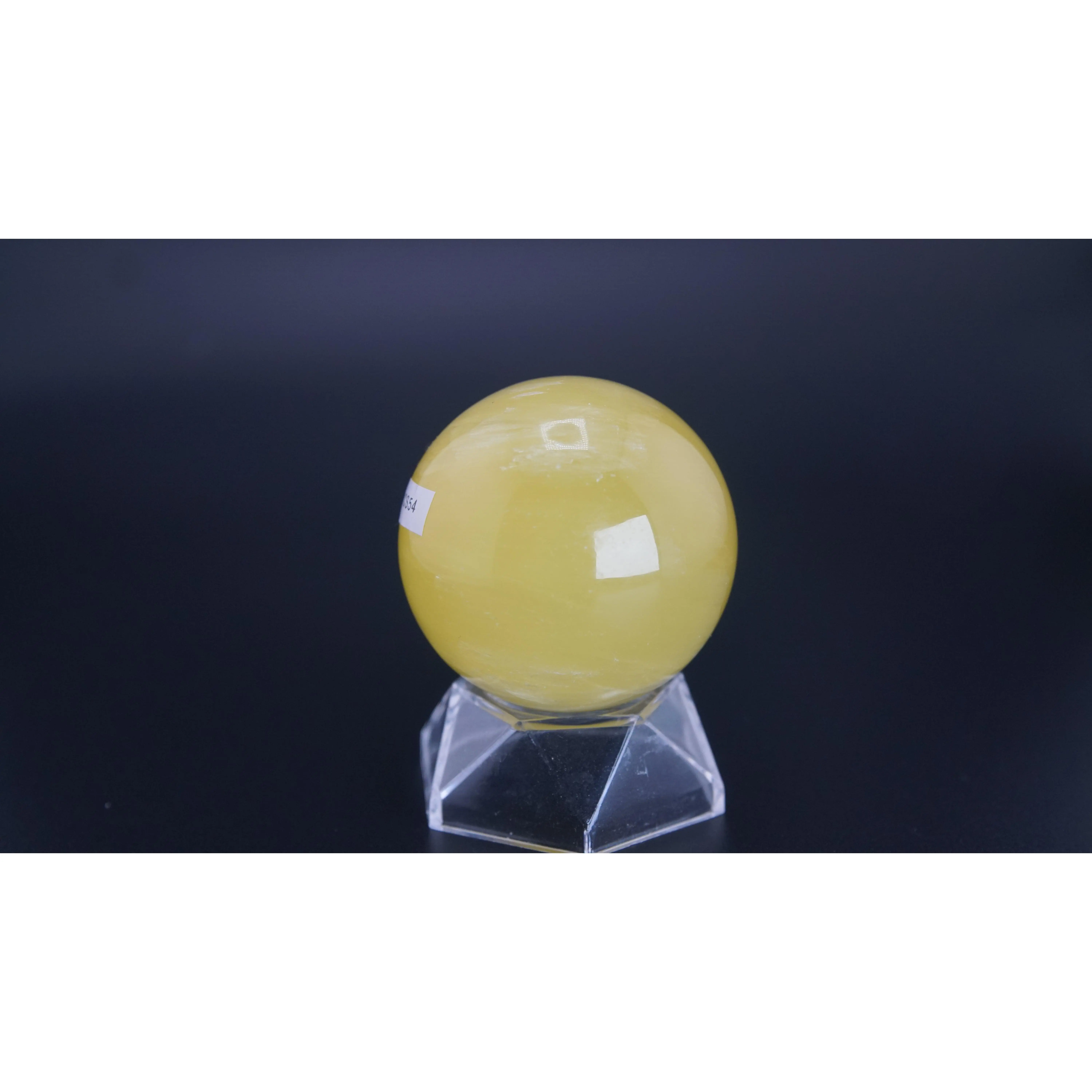Lemon Calcite Sphere From Pakistan