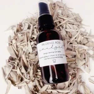Energy Cleansing Smudge Spray | Crystal Infused Aromatherapy | Aura Cleansing | Spritual Gift | Room Cleansing Spray