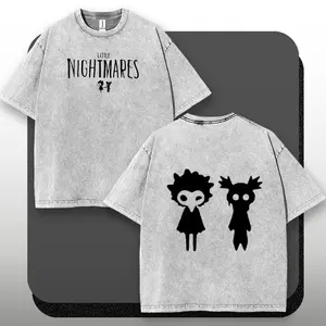 Tiny Terrors "SHADOW TWINS" Graphic Vintage Washed Oversized Top Collection Menswear