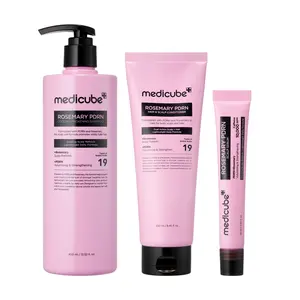 [NEW] [medicube] Rosemary PDRN Scalp-to-Hair Strengthening Set | Includes Shampoo, Conditioner, Scalp Serum | Hair Thinning Care Set for Dry & Oily, Damaged, Frizzy Hair, Oily Flaky-looking Scalp | Korea Hair Care