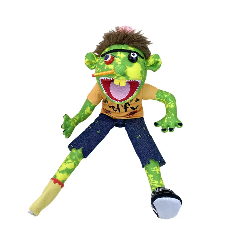 Jeff series ventriloquism large hand puppet performance