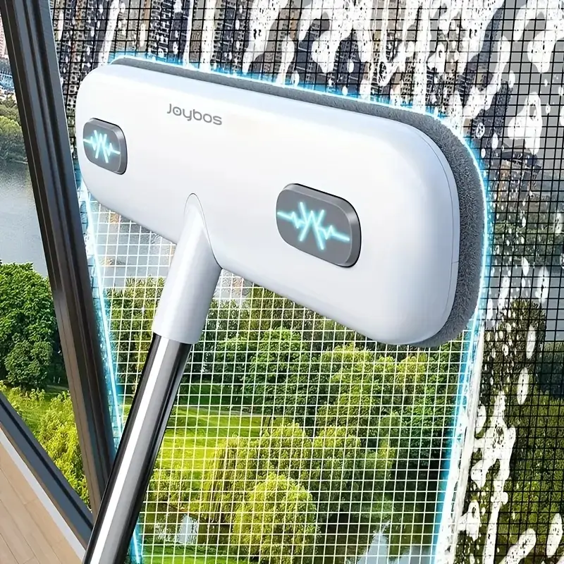 Magic Window Cleaning Brush with Extendable Handle, Reusable Pet Hair Remover, Home Door & Window Cleaner Tool, Perfect Gift for Holidays