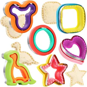 6 Pack Sandwich Cutters Cookie Cutters Sandwich Maker Bread Pancake Maker Lunchbox