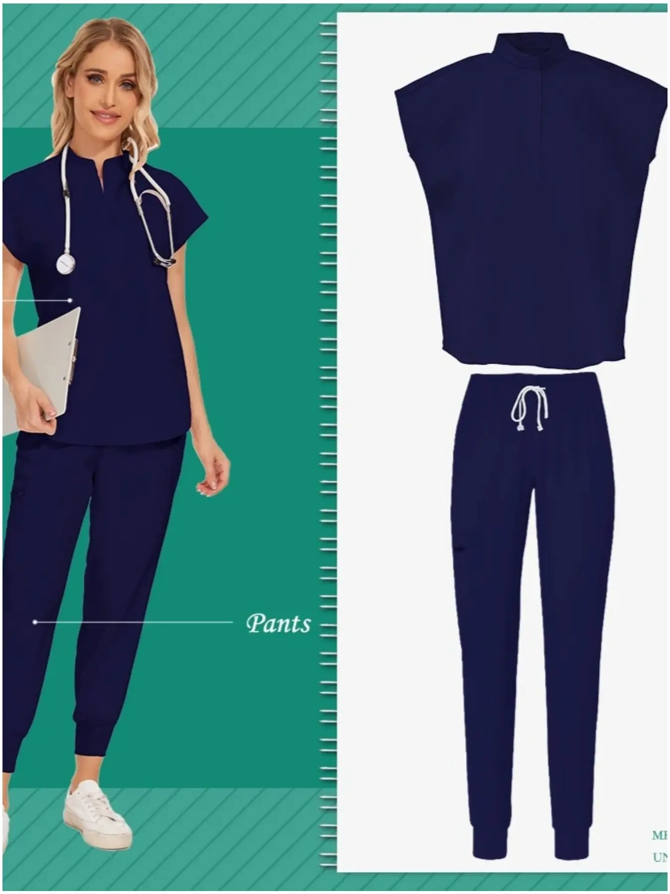 Running around the ICU for 12 hours? This unicolor scrub set kept me cool and sweat-free the entire shift!