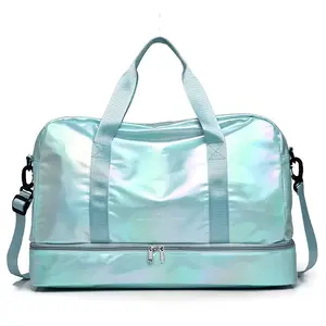 2026 Fashion New Arrivals Minimalist Ombre Zip Travel Bag For Waterproof Duffel Bag With Large Capacity Design  Lightweight Travel Bag For Women And Men  Stylish Zipper Bag With Secure Storage Space  Get Your Ombre Travel Duffel Today Fast Shipping