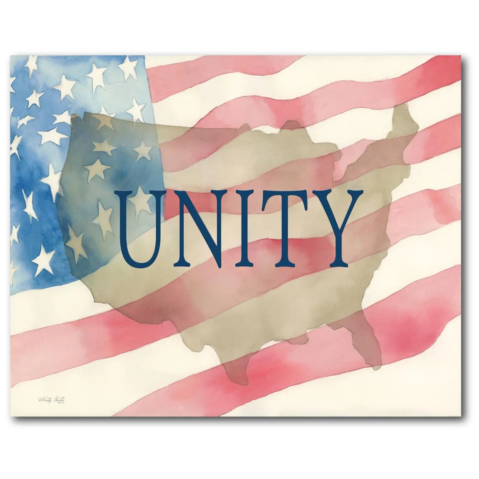 Courtside Market USA Unity 16" x 20" Canvas