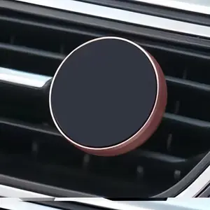 Universal Magnetic Car Phone Holder, Mini Adhesive Dashboard Mount, Easy Installation on Metal Cabinets, Durable and Stable Grip, 1 Piece