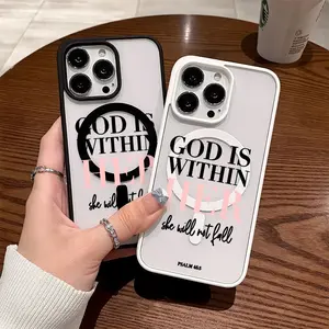 Premium Magnetic Phone Cases for iPhone11/12/13/14/15/16//17/Air/promax/Plus God is within her y2k cased MagSafe Ready, Anti-Fall, Springtok and Ultra-Thin Design |     Perfect for Everyday Use Protector Screen Protector Aesthetic Resistance