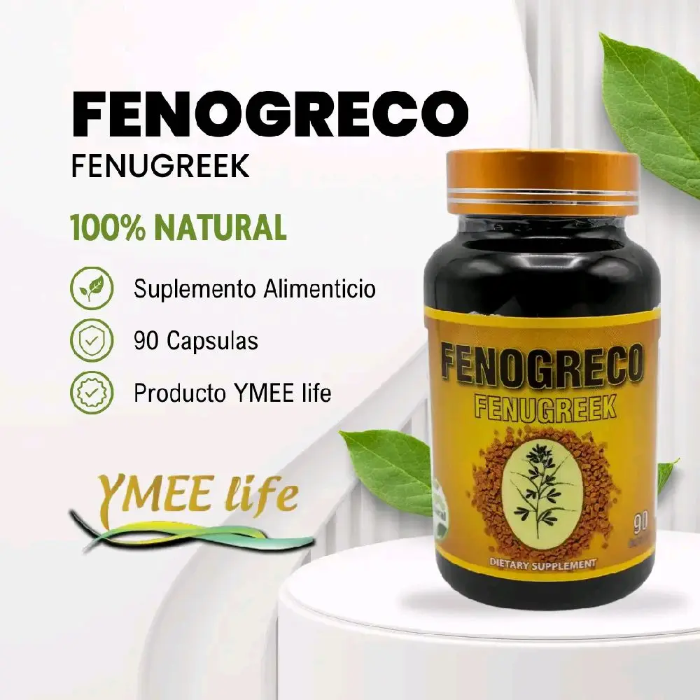Natural Source Fenugreek Healthcare Dietary Supplement - 90 Capsules, Anti-Inflammatory Support, Antioxidant Benefits, Digestive Health Aid, Hormonal Support, Breastfeeding Helper