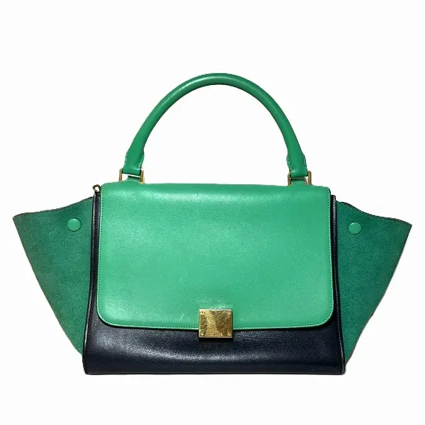 Pre-owned Celine Suede Shoulder Bags Trapeze 2way bag