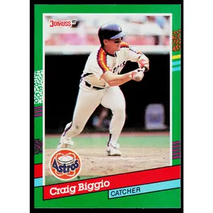 Craig Biggio 1991 Donruss #595 Houston Astros
