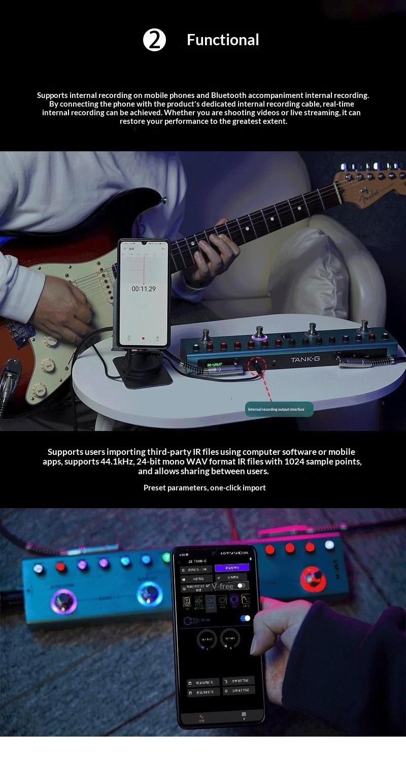 Electric Guitar Effects Unit, Multi-effects Processor, Delay, Reverb