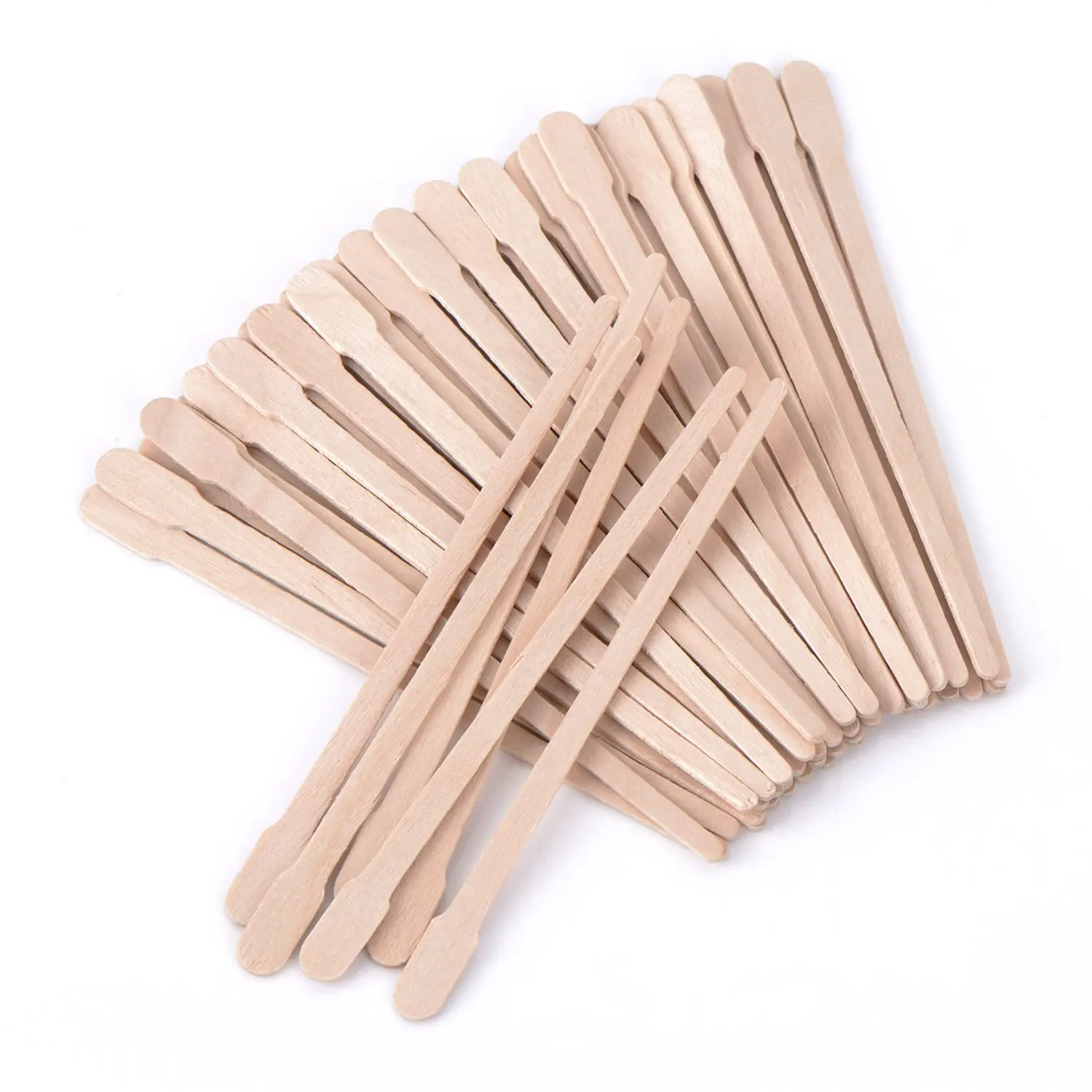 Wax Spatulas 400 Packs Small Wooden Waxing Applicator Sticks Face & Eyebrows Hair Removal Sticks
