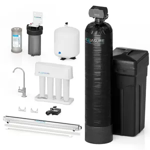 Signature Series | 64,000 Grains Water Softener with 12 GPM Quantum UV Purification and 75 GPD Reverse Osmosis RO System