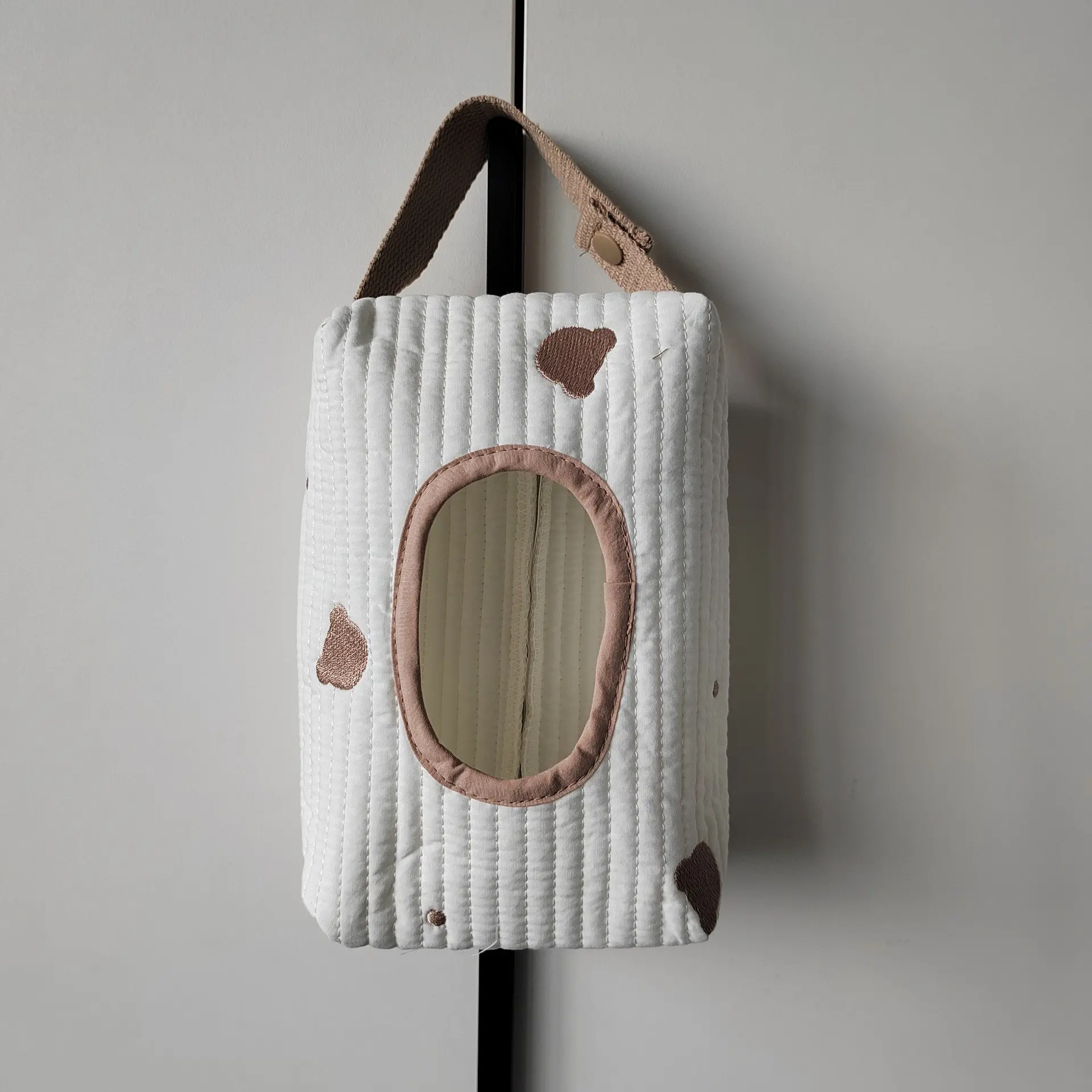 Style Korean Car Tissue Box, Cute Baby Stroller Tissue Bag, Portable Home Use Pull-Out Flip Cover Tissue Holder, Convenient Travel Tissue Case