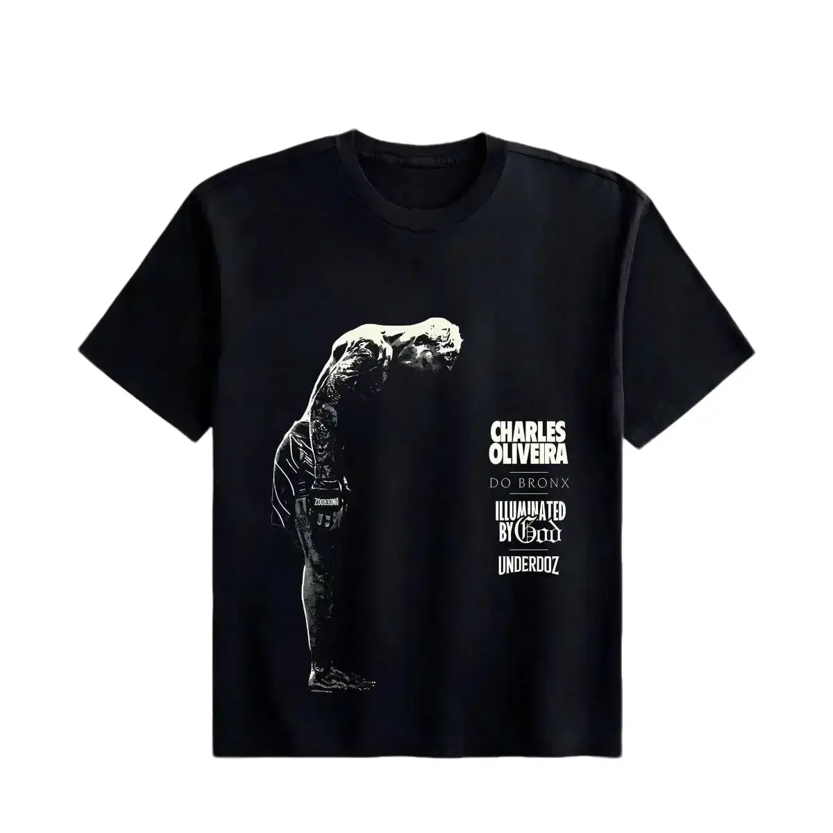 Men's Charles Oliveira THE BOW Graphic Tee, Soft 100% Cotton Street Wear Top, Vintage Sports Cotton Shirt, Heavy Cotton Classic Fit Shirt, Gift for  Lovers, Casual Fan Gift