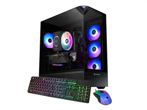 iBUYPOWER Element Gaming PC Desktop Computer Intel Core Ultra 5 250KF Plus CPU, NVIDIA GeForce RTX 5070 12GB GPU, 16GB DDR5 RAM, 1TB NVMe SSD, Windows 11 Home, Keyboard, Mouse  Black