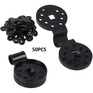 50PCS Shade Cloth Clip Shade Fabric Clamps Grommets for Net Mesh Cover Fabric Greenhouse Backyard in Garden Sunblock