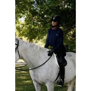 Athos Cropped Turtleneck Sweater in Midnight Navy