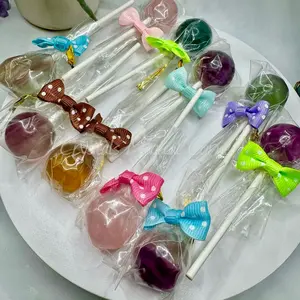 Cute Colorful  Fluorite and Rose Quartz Lollipops Carvings ~ Natural Crystal Stone