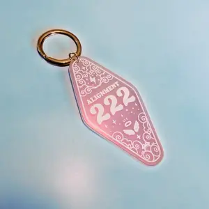 Alignment 222 – Angel Number Acrylic Motel Keychain