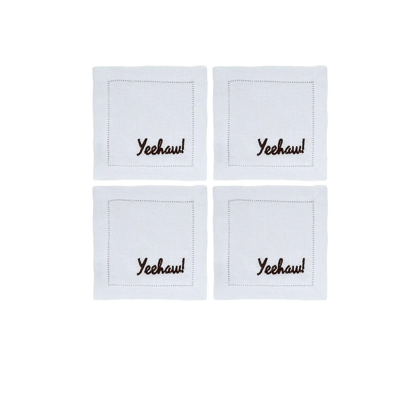 Chefanie Yeehaw Cocktail Napkins Set Of 4