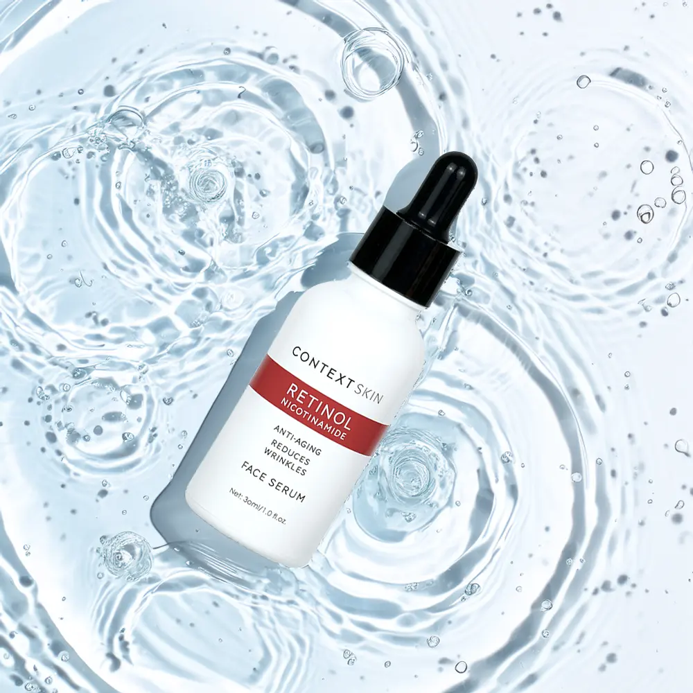 Context Skin Retinol Face Serum - Gentle Anti-Aging Formula with Retinyl Palmitate & Niacinamide for Fine Lines & Hydration - 30ml