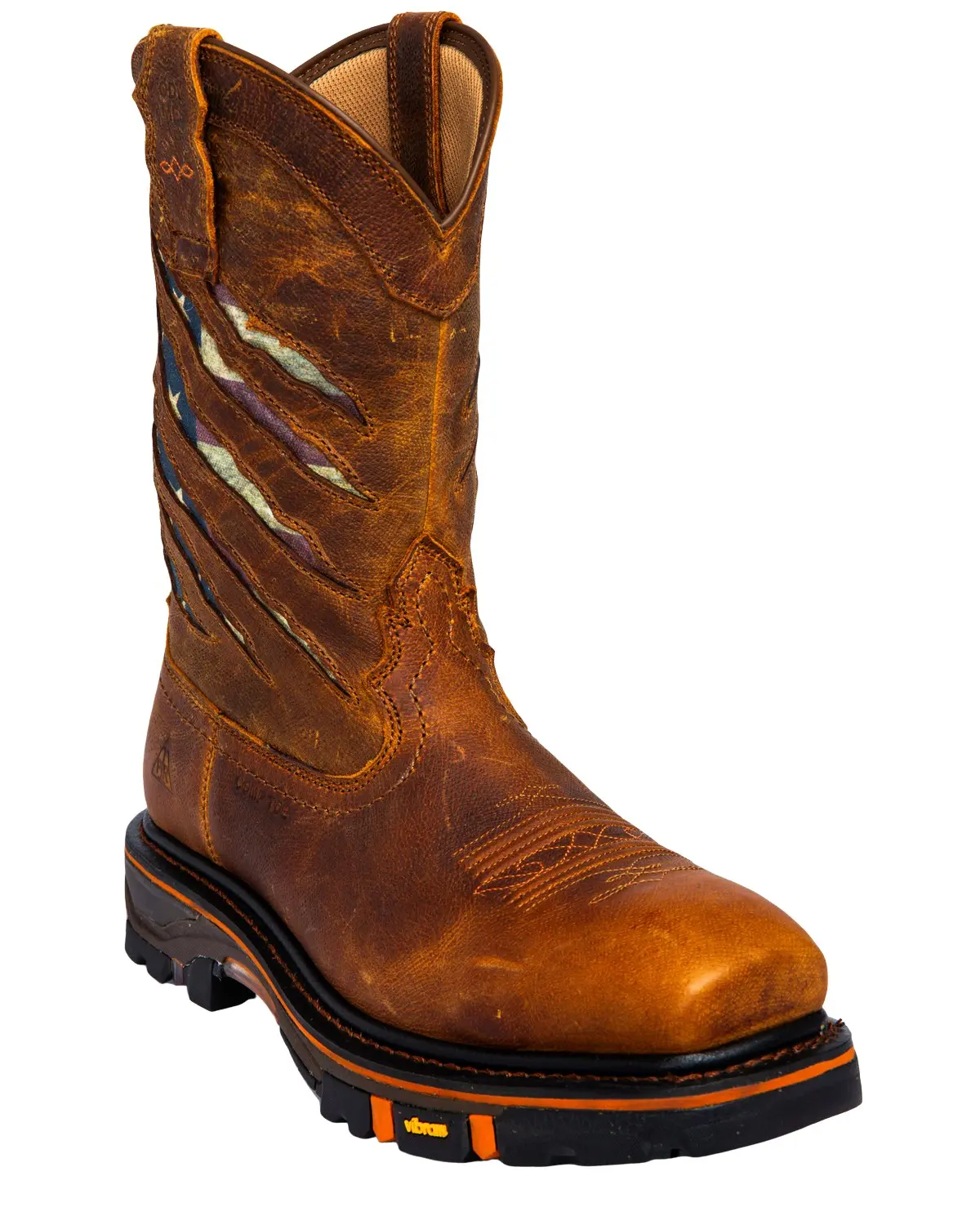 Cody James Men's Men'S 11" Flag Western Work Boot Nano Composite Toe - Dbp-3-A