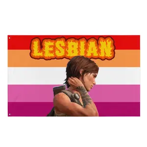 Ellie Williams Lesbian Flag Banners Lightweight Print