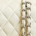 5-White with silver buckle