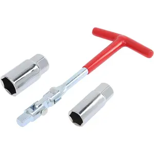 Spark Plug Socket Wrench Set - T-Handle  16mm (5/8") & 21mm (13/16") Spark Plug Remover and Installer Tool for , Small , Lawn Mowers