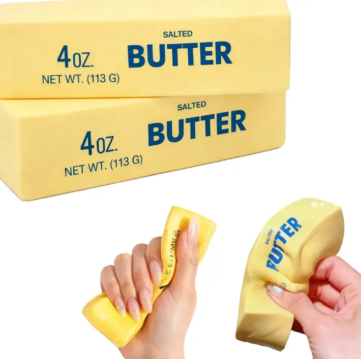 Slow Rising Thick Butter Squishy Ultra Soft Satisfying Stress Relief Toy Ideal Stress Relief Birthday Holiday Gift